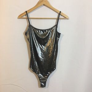 Festival 💫 American Apparel Metallic Bodysuit